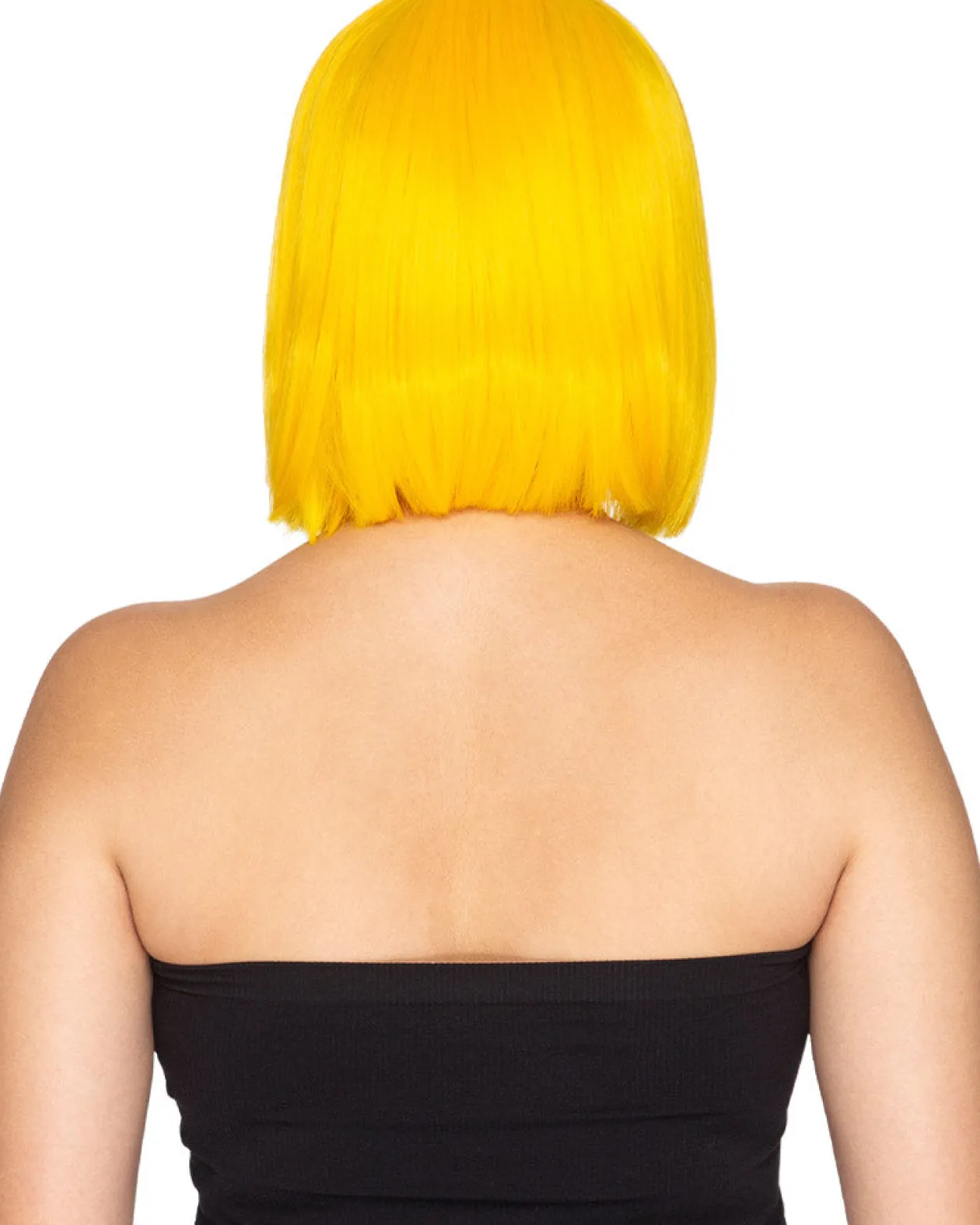 * Fashion Deluxe Yellow Bob Wig Shop