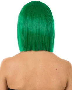 * Fashion Emerald Green Bob Deluxe Wig Flash Sale