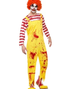 Smiffys Fast Food Kreepy Killer Clown Mens Costume Discount