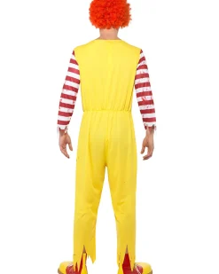 Smiffys Fast Food Kreepy Killer Clown Mens Costume Discount