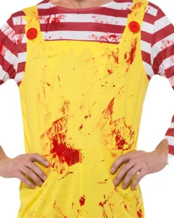 Smiffys Fast Food Kreepy Killer Clown Mens Costume Discount