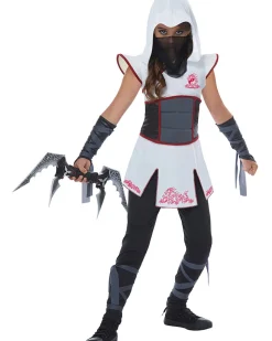 California Costumes Fearless Ninja White Girls Costume Clearance