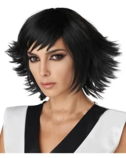 California Costumes Feather Cosplay Black Wig Best