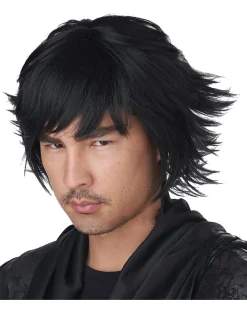 California Costumes Feather Cosplay Black Wig Best