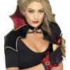 Smiffys Fever Vampire Cape And Gloves Set Fashion