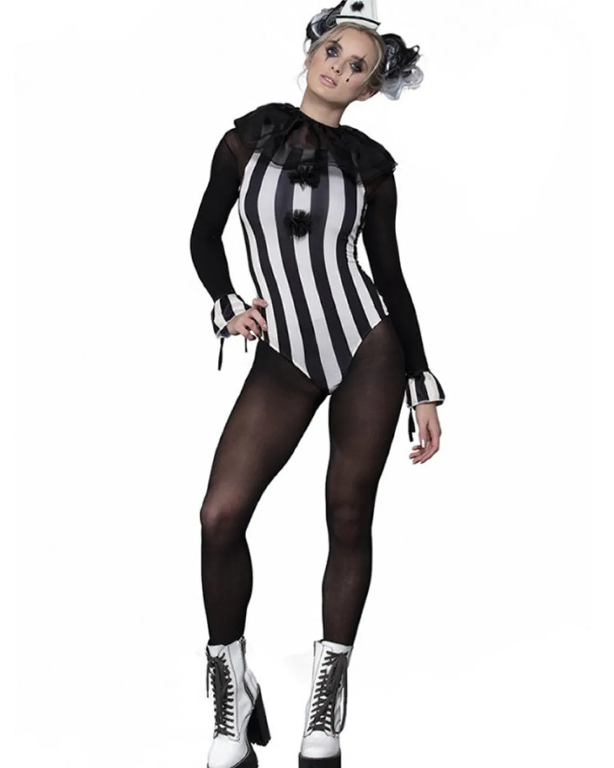 Smiffys Fever Vintage Pierrot Clown Womens Costume Online