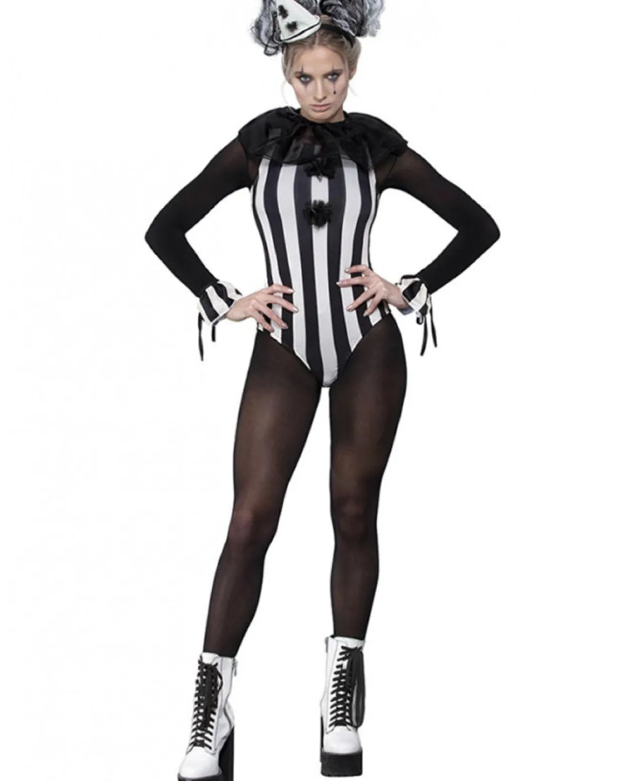 Smiffys Fever Vintage Pierrot Clown Womens Costume Online