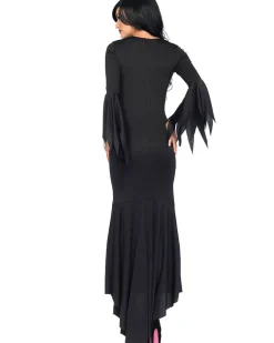 Leg Avenue Floor Length Gothic Dress Womens Costume Flash Sale