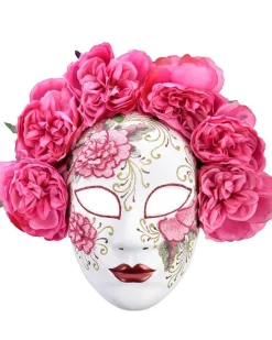 Tomfoolery Florencia Floral Day Of The Dead Mask Cheap