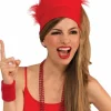 Tomfoolery Fluffy Headband Red Cheap