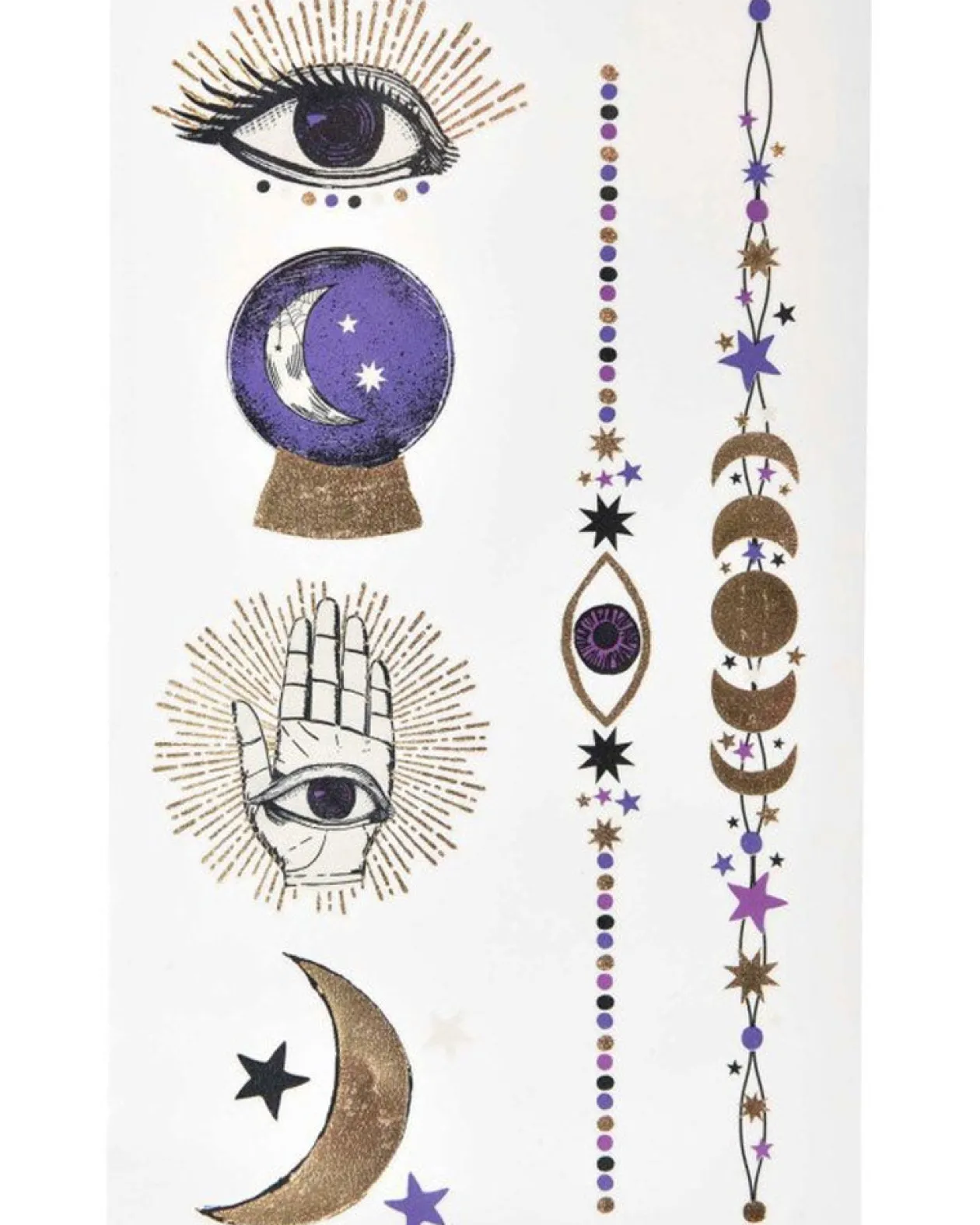 Amscan AU Fortune Teller Tattoo Set Flash Sale
