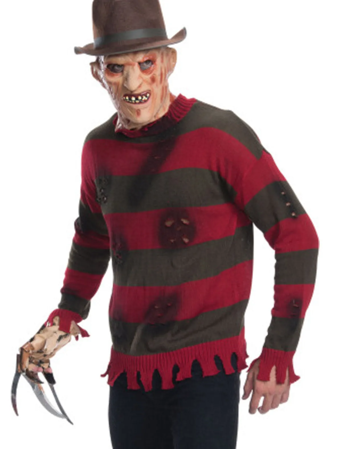 Rubies Freddy Krueger Deluxe Mens Sweater Fashion
