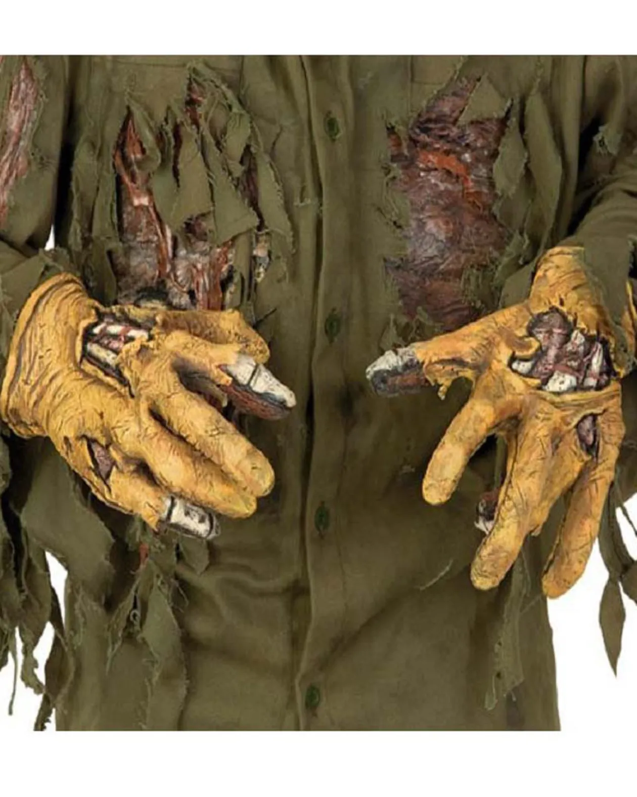 Rubies Friday The 13Th Jason Deluxe Adult Latex Gloves Hot