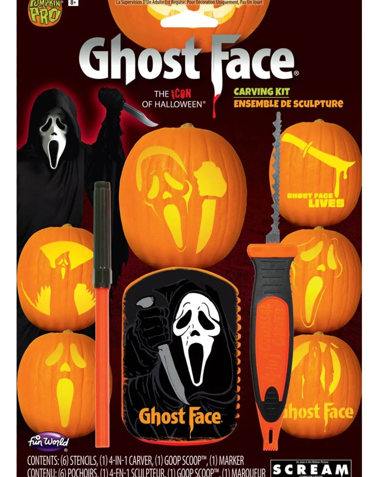 Fun World Ghost Face Carving Kit Best