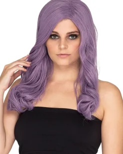 * Glamour Deluxe Ashes Of Violets Purple Long Wavy Wig Sale