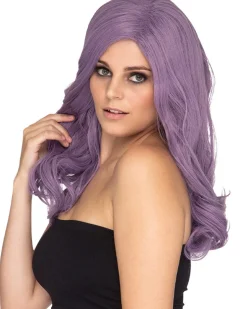 * Glamour Deluxe Ashes Of Violets Purple Long Wavy Wig Sale