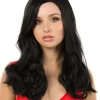 * Glamour Deluxe Black Long Wavy Wig Sale