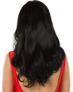 * Glamour Deluxe Black Long Wavy Wig Sale