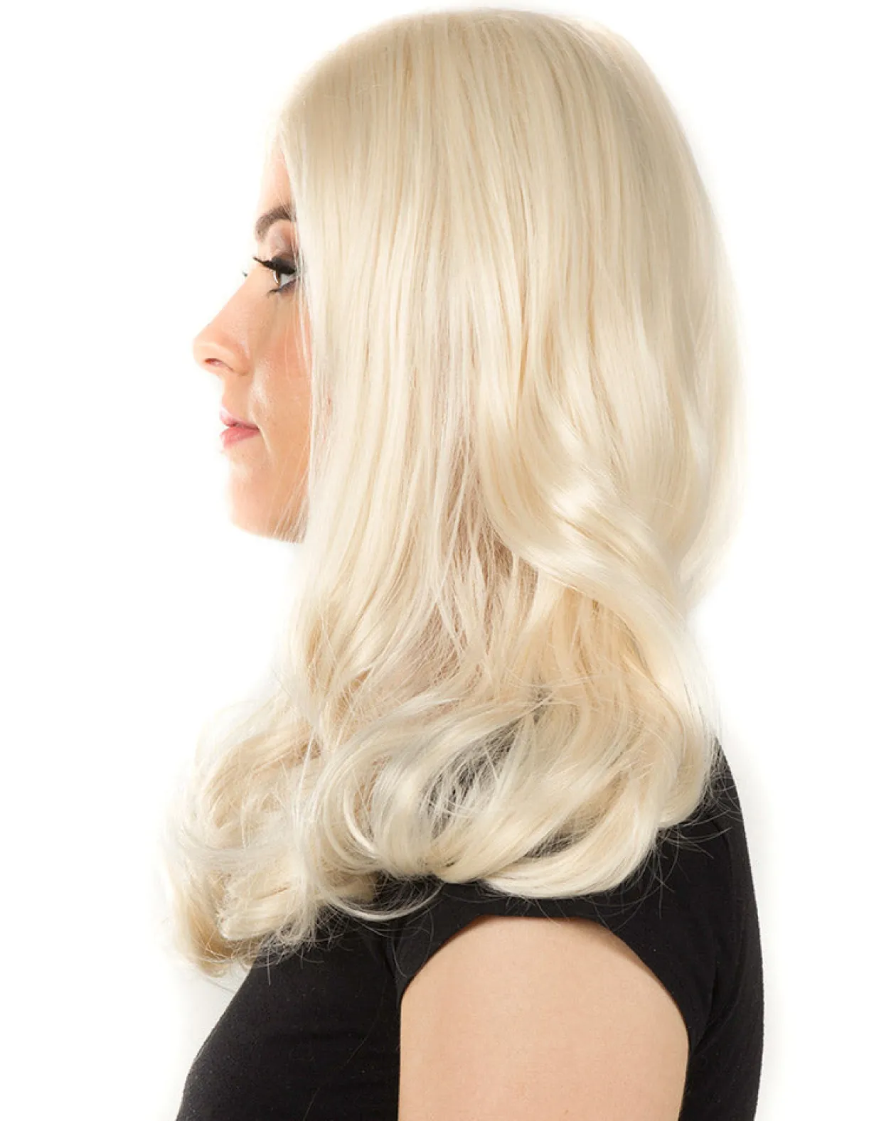 * Glamour Deluxe Blonde Long Wavy Wig Online