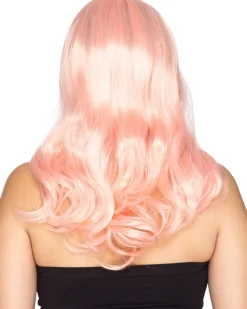 * Glamour Deluxe Fairy Floss Pink Long Wavy Wig Online