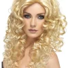 Smiffys Glamour Long Curly Blonde Wig Best