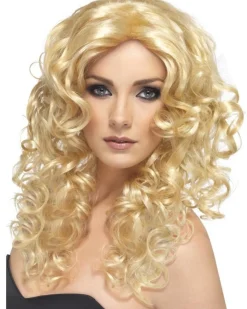 Smiffys Glamour Long Curly Blonde Wig Best