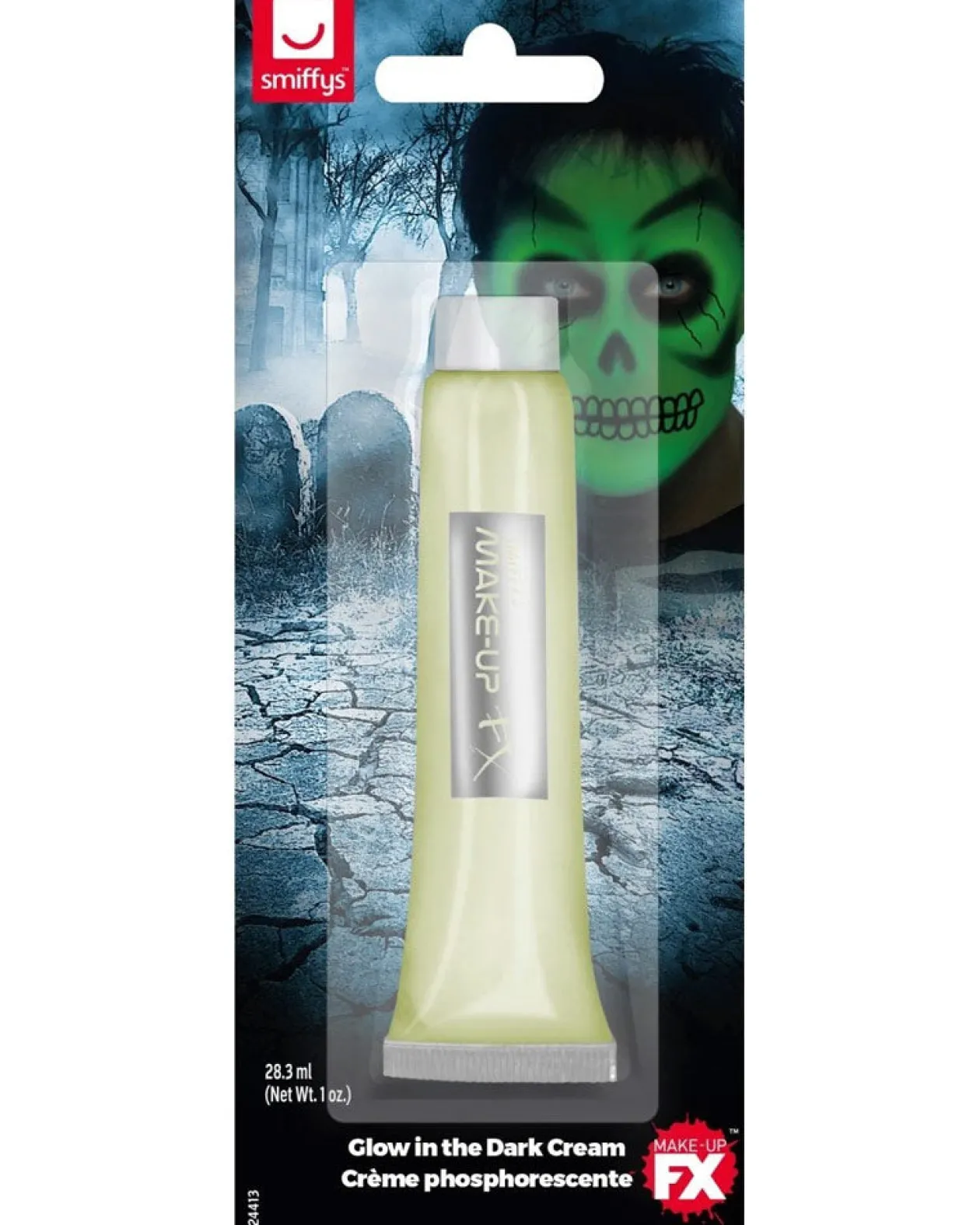 Smiffys Glow In The Dark Cream Makeup Outlet