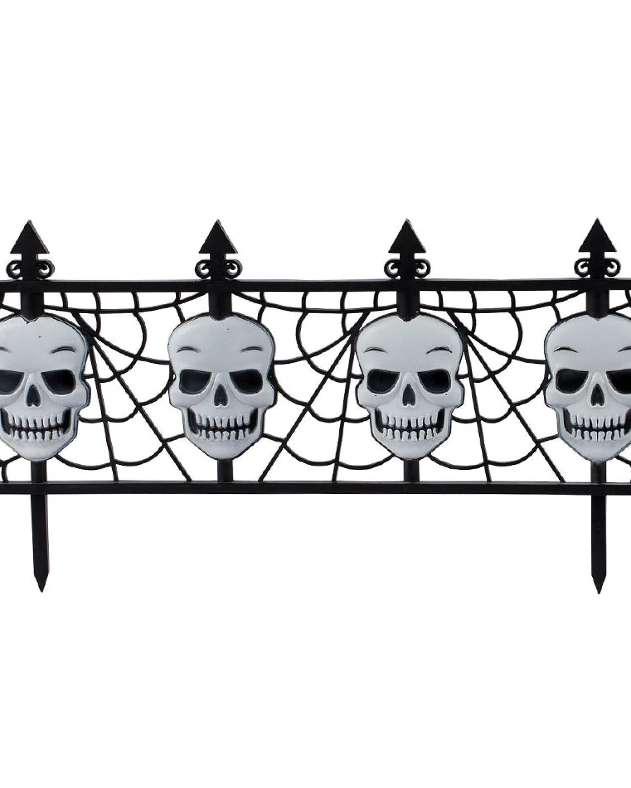 Amscan AU Glow Skull 2 Piece Fence Best Sale