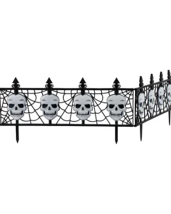 Amscan AU Glow Skull 2 Piece Fence Best Sale