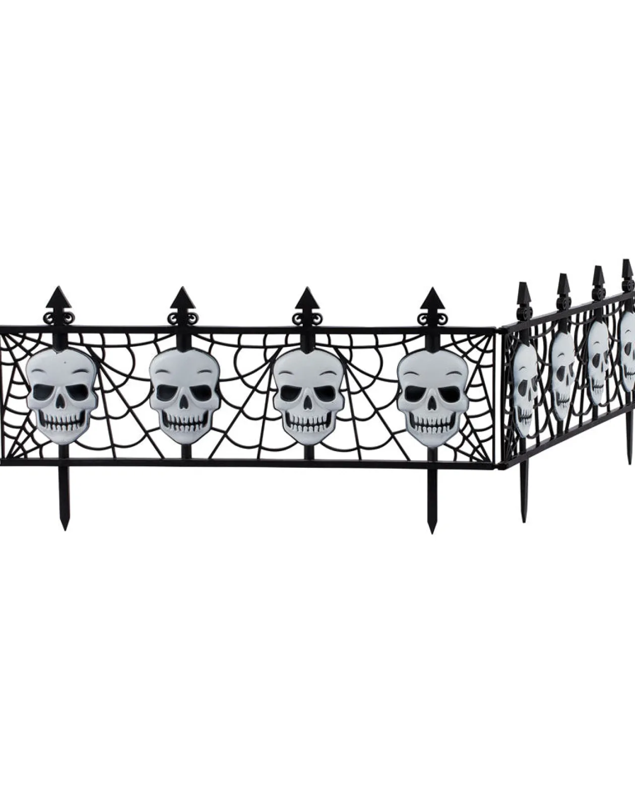 Amscan AU Glow Skull 2 Piece Fence Best Sale