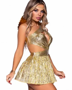 Leg Avenue Golden Angel Womens Costume New