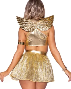 Leg Avenue Golden Angel Womens Costume New