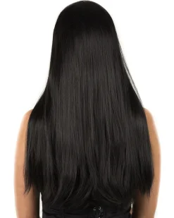* Gothic Deluxe Black Long Wig Discount