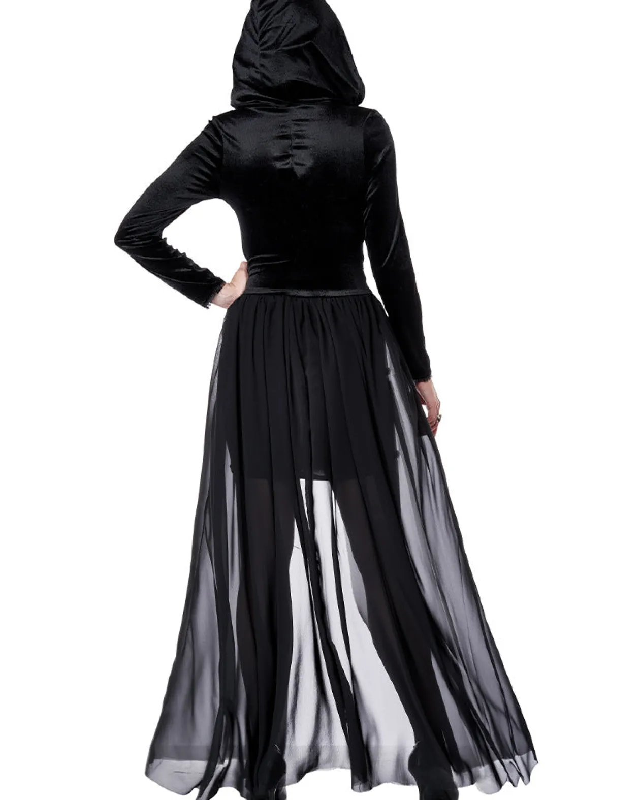 California Costumes Gothic Hooded Dress Womens Costume Shop