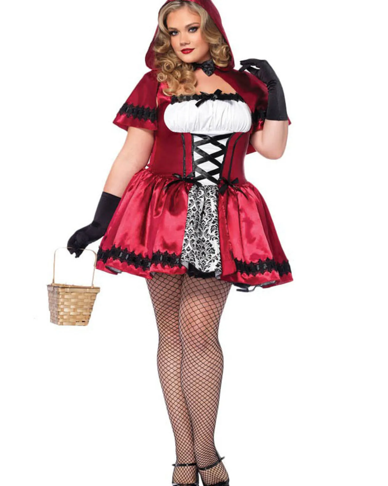 Leg Avenue Gothic Red Riding Hood Womens Plus Size Costume Shop