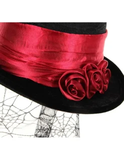 Elope Gothic Rose Top Hat Outlet