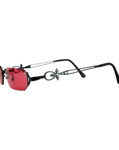 Elope Gothic Vampire Black And Rose Glasses Outlet