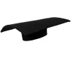 Amscan Graduation Black Fabric Mortarboard Hat Hot