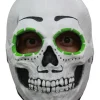 Ghoulish Productions Green Day Of The Dead Skull Mens Mask Sale