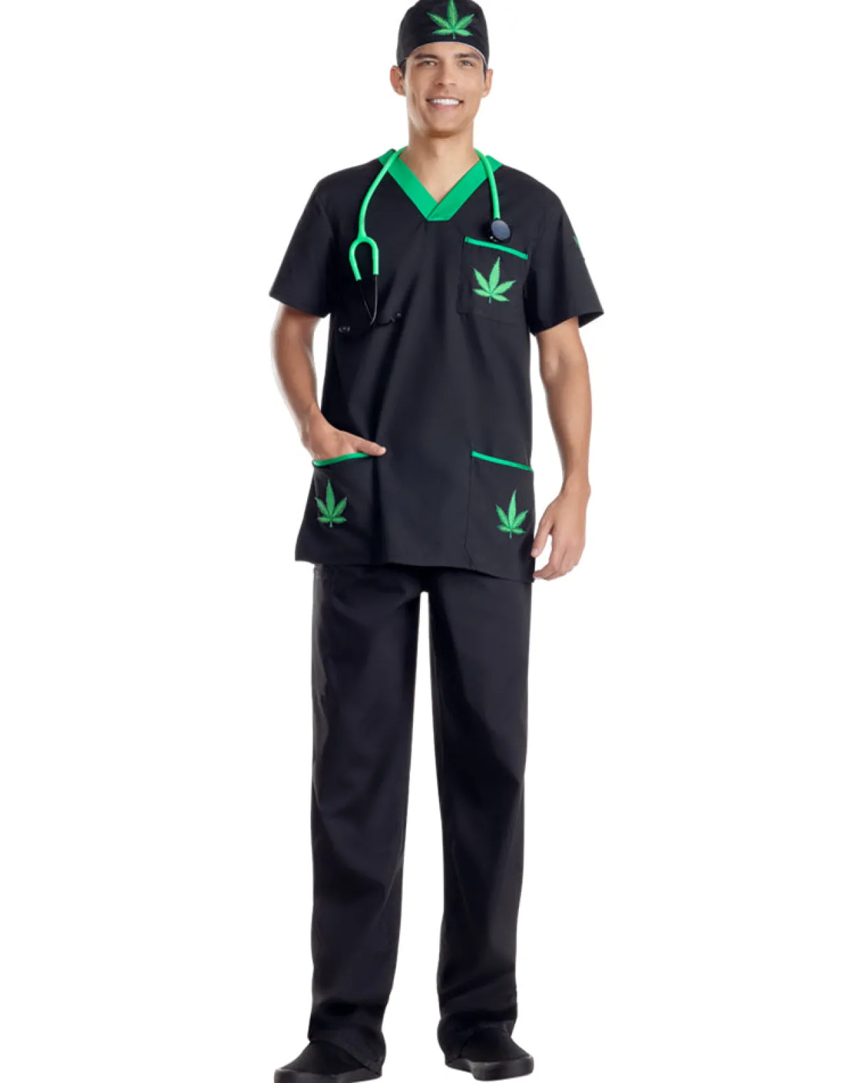Party King Green Prescription Mens Costume Discount