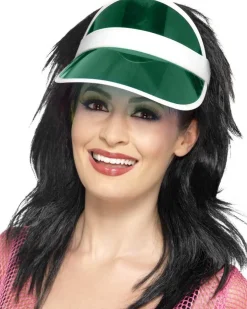 Smiffys Green 80S Sun Visor Fashion