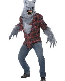 California Costumes Grey Full Moon Werewolf Mens Costume Store