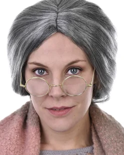 Tomfoolery Grey Grandma Wig Fashion