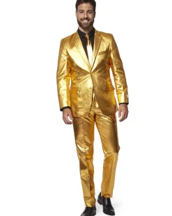 Opposuits Groovy Gold Opposuit Premium Mens Suit Cheap