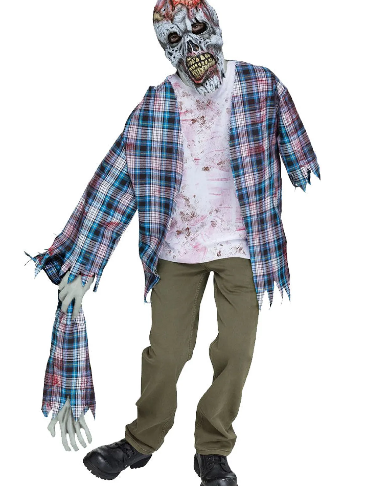 Fun World Gruesome Zombie Kids Costume With Detachable Arm Fashion