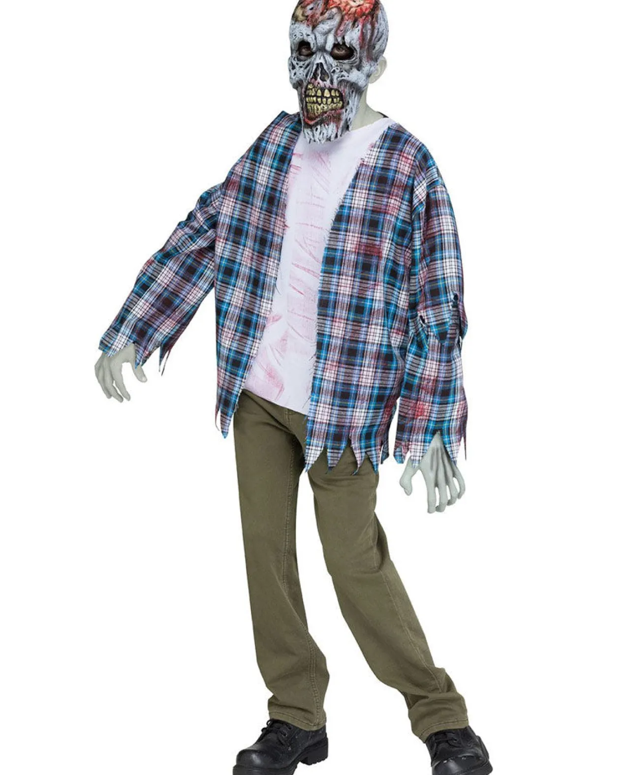 Fun World Gruesome Zombie Kids Costume With Detachable Arm Fashion