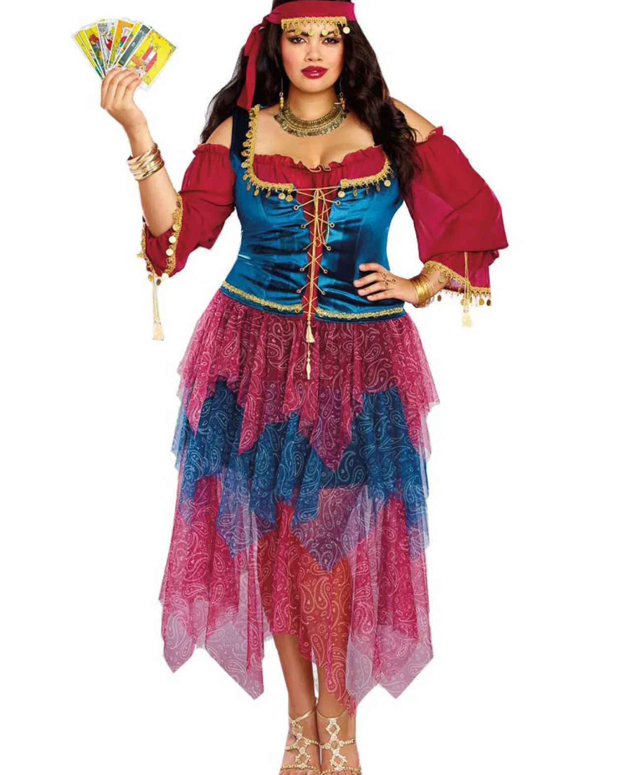 Dreamgirl International Gypsy Womens Plus Size Costume Clearance