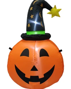 Channal Inflatables Halloween Pumpkin Witch Lawn Inflatable 1M Cheap