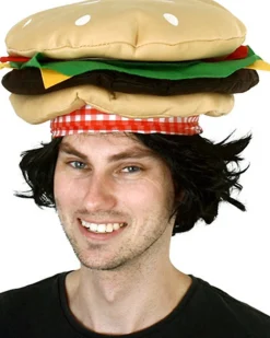 Tomfoolery Hamburger Hat Cheap
