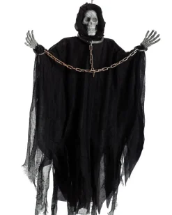 Fun World Hanging Light Up Reaper Prop 91Cm New